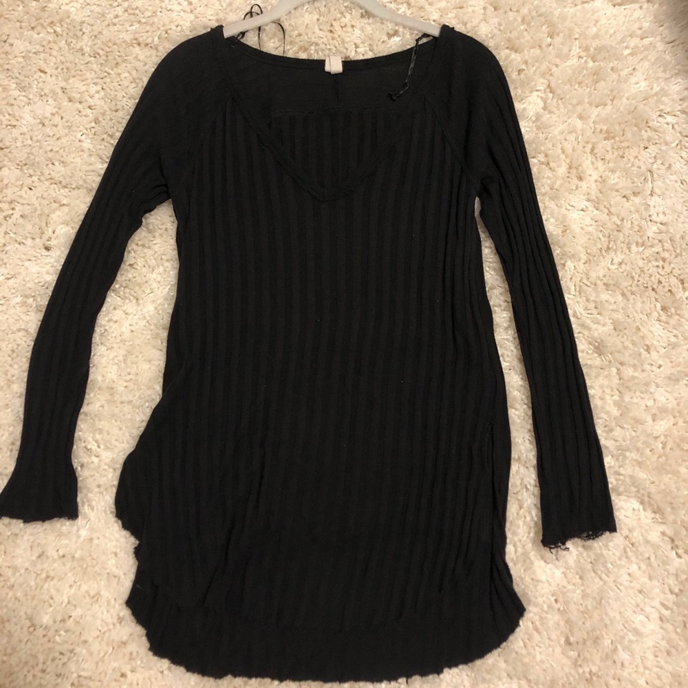 Free People black long sleeve